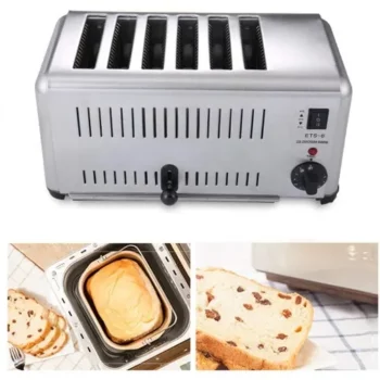 Commercial 6 Slice Toaster & Heater